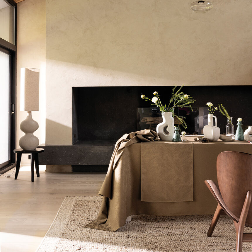 Nappe Vegetal mood Avocat 150x150 100% coton, , hi-res image number 0