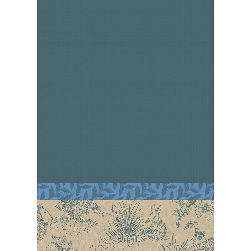 Essuie-mains Joséphine Myosotis 54x38 100% coton, , hi-res image number 0