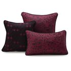 Housse de coussin Estampe Prune 40x40 44%Viscose/ 38%Coton/ 12%Polyester/ 6%Lin, , hi-res image number 0