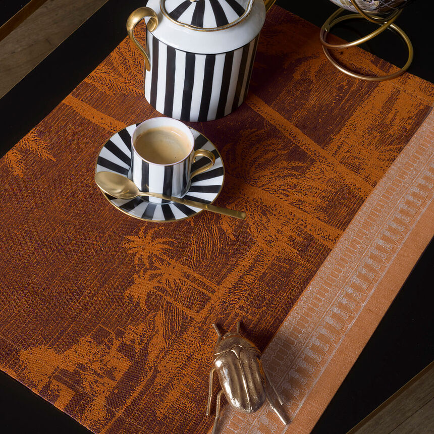 Set de table Croisi&egrave;re sur le Nil Desert 50x36 100% lin, , hi-res image number 0