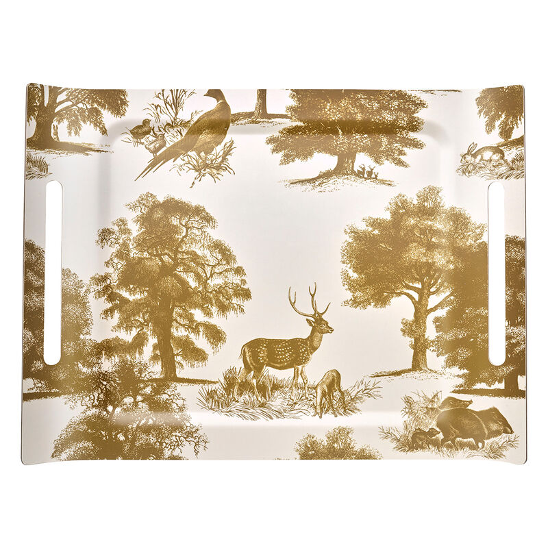 Plateau Souveraine Or 58x42 100% Bois, , hi-res image number 0