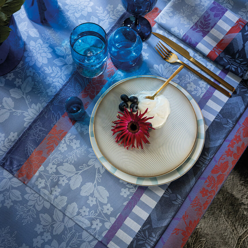 Set de table enduit Gipsy Azur 50x36 100% coton, , hi-res image number 3