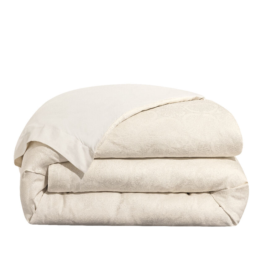 Housse de couette  Victoria Jasmin 135X200 50% coton - 50% lin, , hi-res image number 1