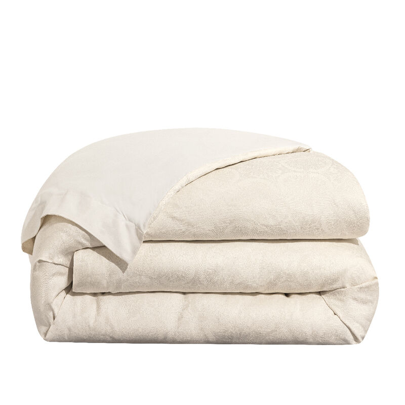 Housse de couette Victoria Jasmin 135X200 50% coton - 50% lin, , hi-res image number 1