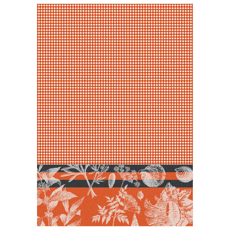 Essuie-mains Abbaye Corail 54x38 100% coton, , hi-res