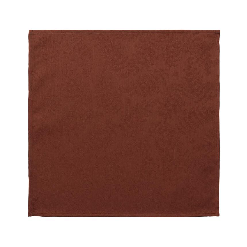 Serviette de table Vegetal mood Goji 50x50 100% coton, , hi-res image number 4