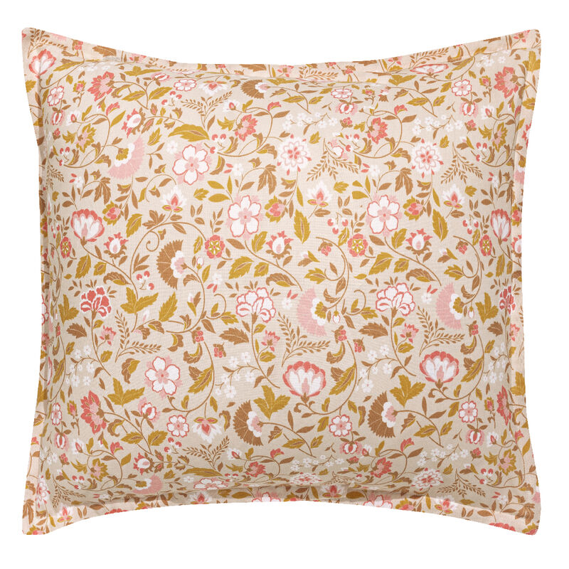 Taie d'oreiller Bohème Beige 50X75 50% coton - 50% lin, , hi-res