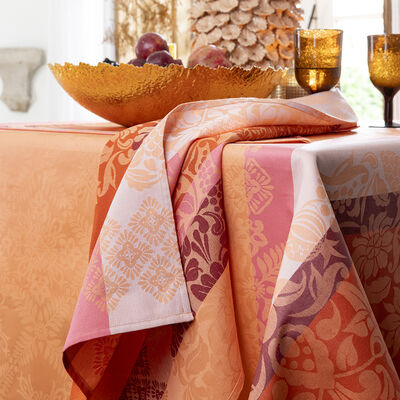 Nappe enduite Mumbai Enduit Marigold 150x220 100% coton