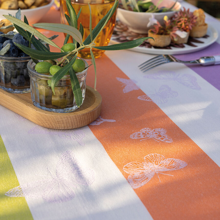 Nappe Bal des papillons Lilas &Oslash;175 100% coton, , hi-res image number 4