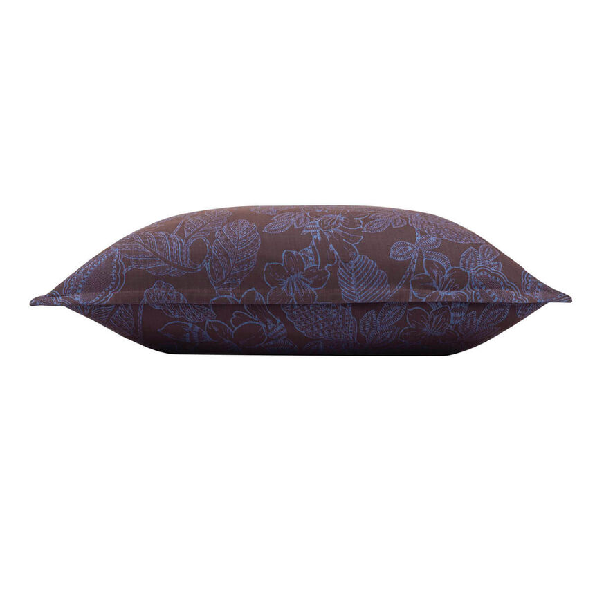 Taie Sulawesi Terre Indigo 40X80 100% coton, longues fibres, , hi-res image number 5