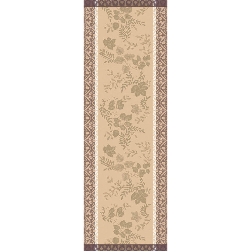 Chemin de table Manor lane Ros&eacute; Des Pr&eacute;s 50x150 100% coton, longues fibres, , hi-res image number 0