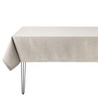 Nappe Slow Life re-use Bois 145x150 52% Coton, 45% Polyester recyclé, 3% Autres fibres, , hi-res image number 1