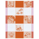 Torchon Confitures Carreaux Terre Cuite 60x80 100% coton, , hi-res image number 1