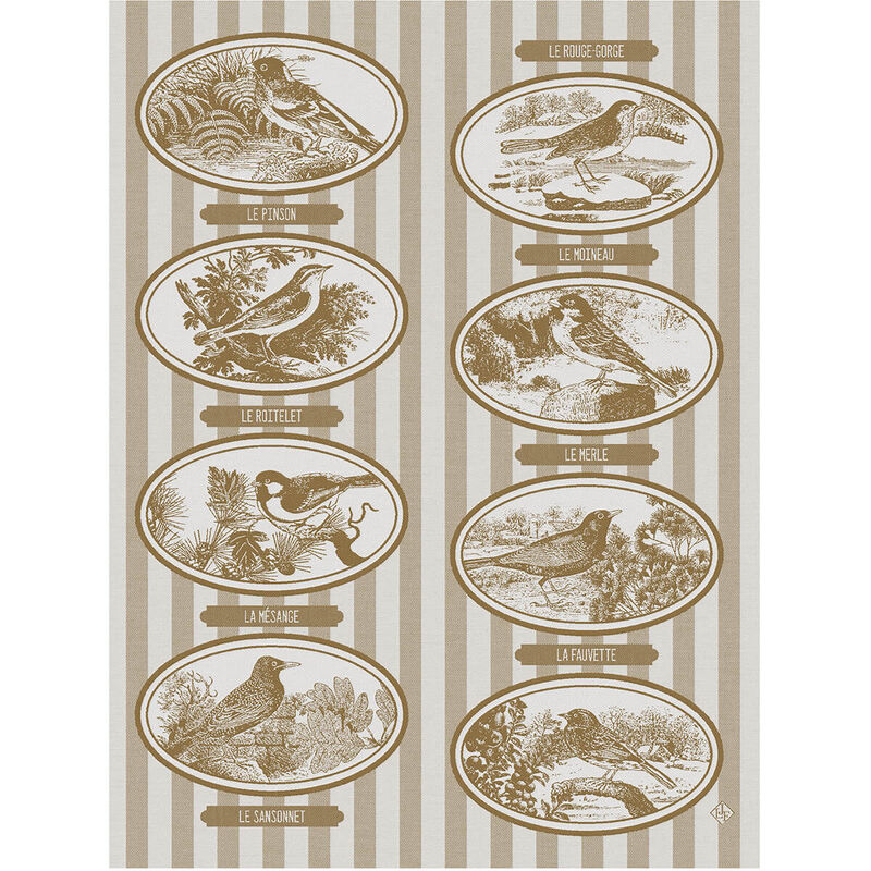 Torchon Mélodies Mousse 60x80 100% coton, , hi-res image number 0