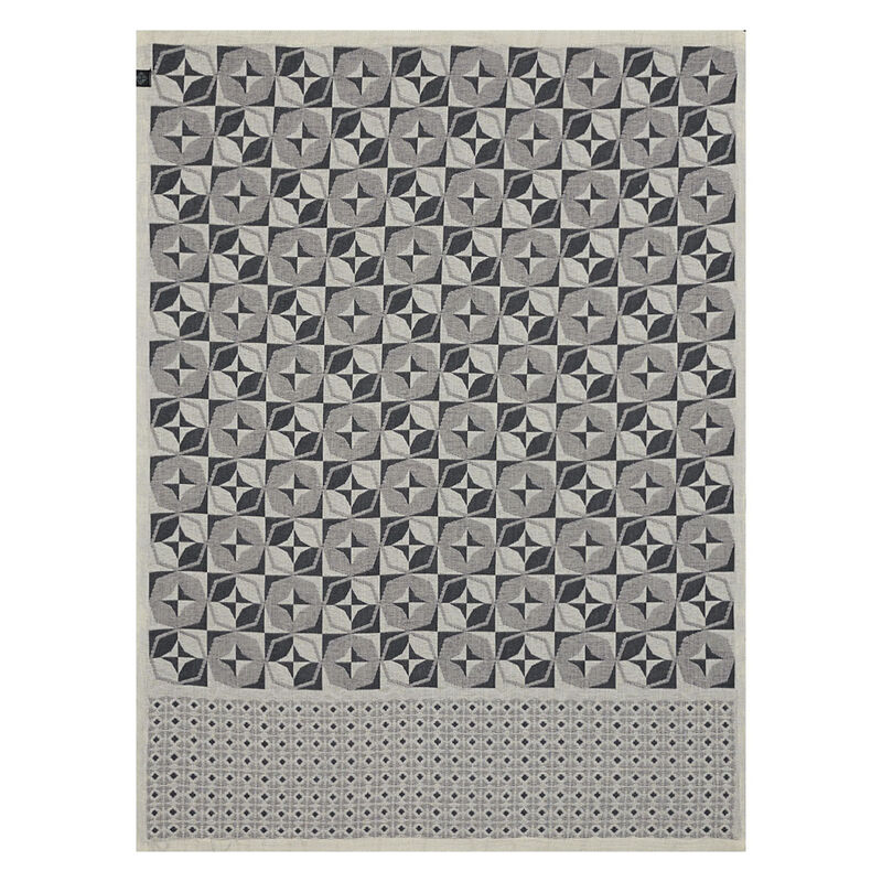 Torchon Bistro jules Charbon 60x80 100% coton, , hi-res image number 1