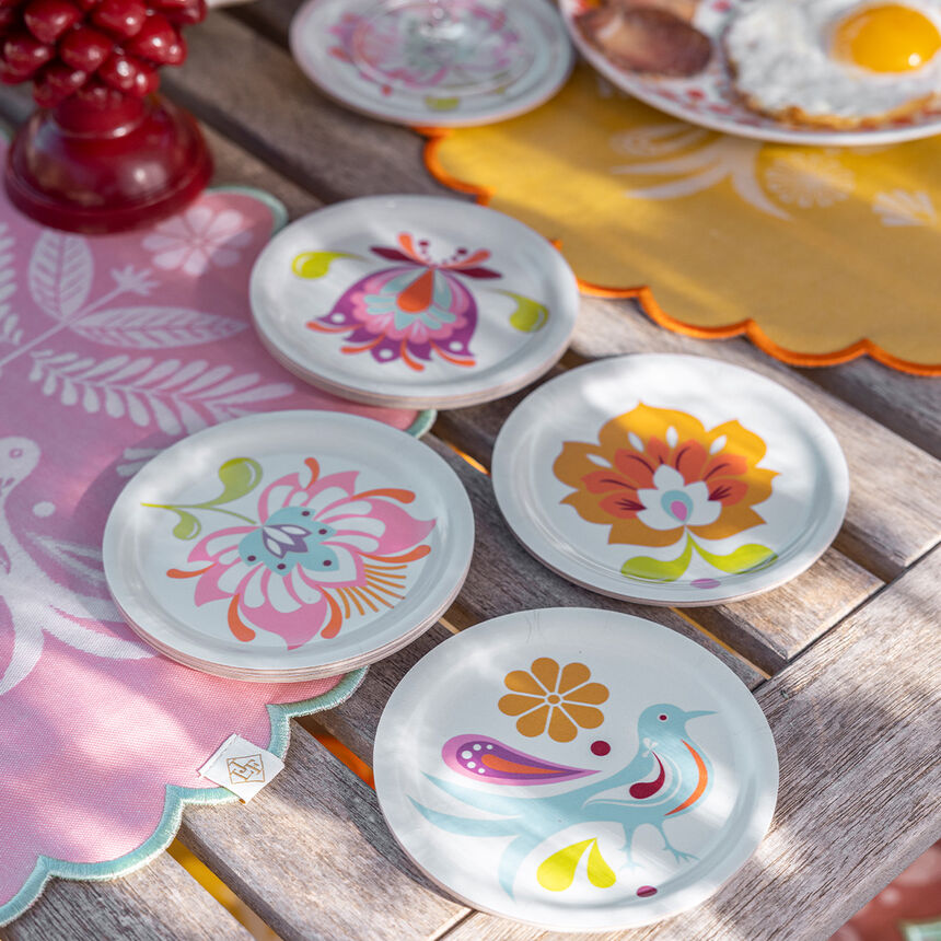 Kit de 4 dessous de verre Alegria Multico &Oslash;11 100% Bois, , hi-res image number 0