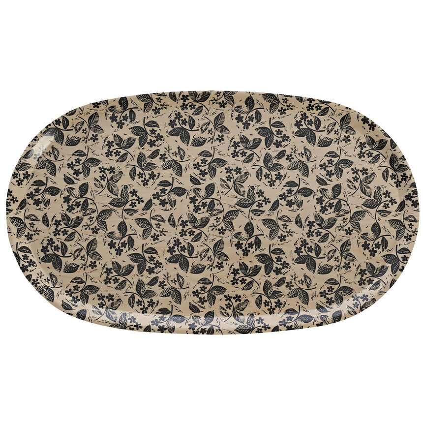 Plateau Slow Life Carbone ovale55x32 Bois / 100% bouleau, , hi-res image number 0