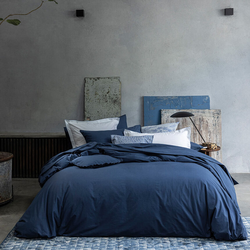 Housse de couette Eclat Myrtille 135X200 100% coton, , hi-res image number 0