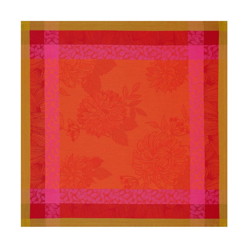 Serviette de table Parfums de bagatelle Capucine 58x58 100% coton, , hi-res