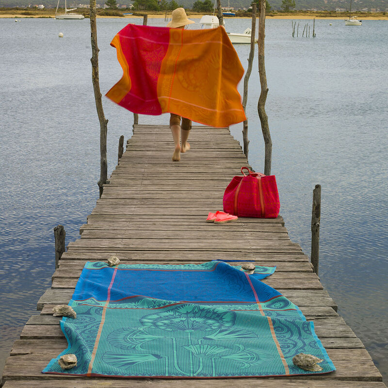 Drap de plage Holi Orchidee 100x200 100% coton, , hi-res image number 0