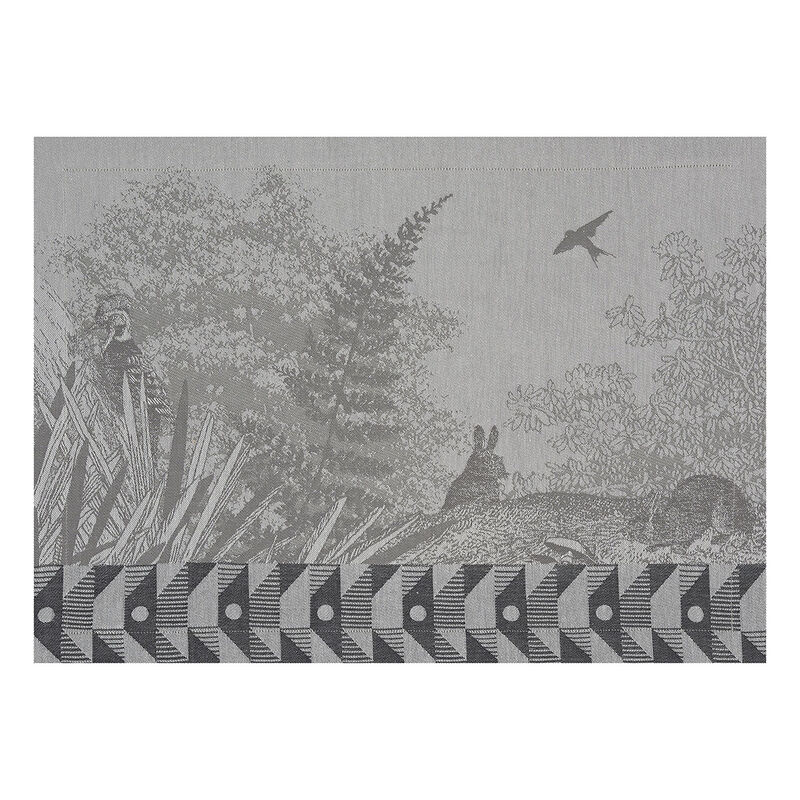 Set de table Forêt enchantée Argent 50x36 100% coton, , hi-res image number 1
