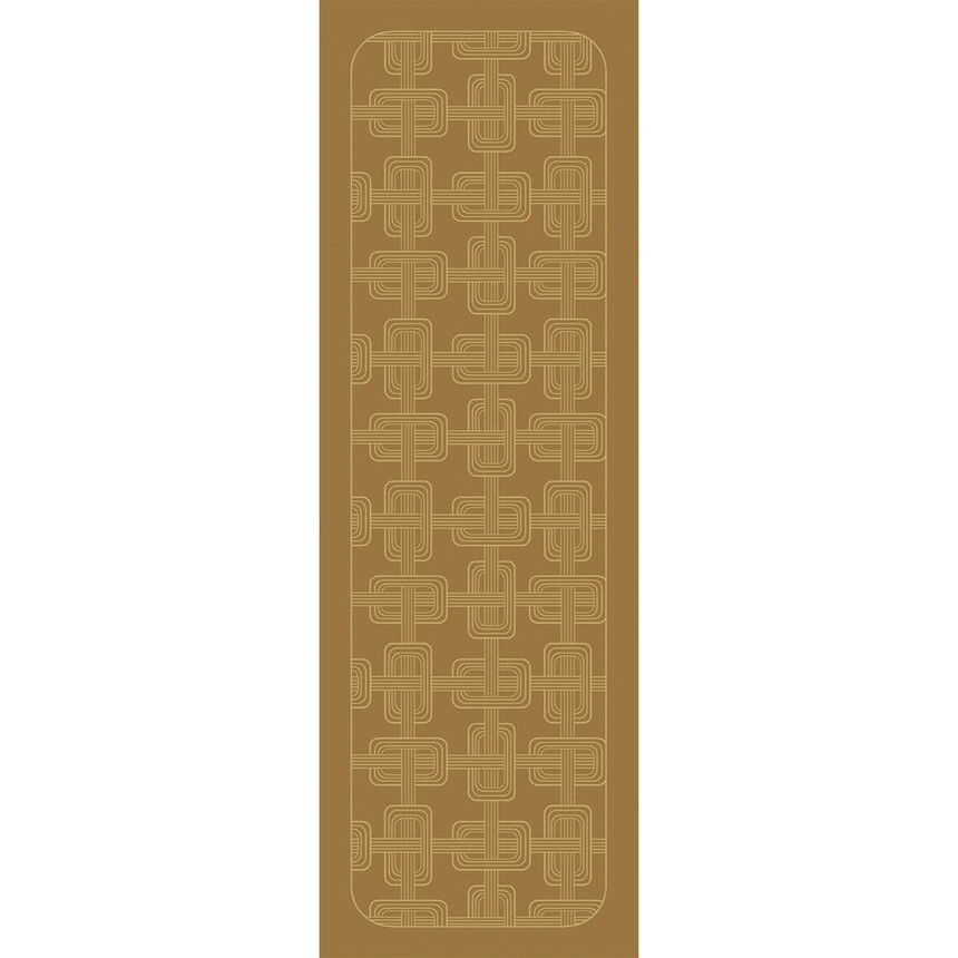 Chemin de table H&ocirc;tel particulier Boiseries 50x150 100% lin, longues fibres, , hi-res image number 0
