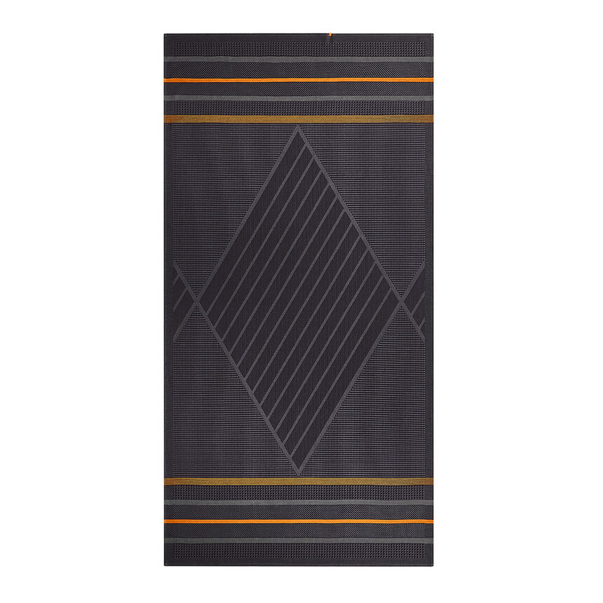 Drap de plage Sand Club Voile Sable Noir 100x200 100% coton, , hi-res image number 1