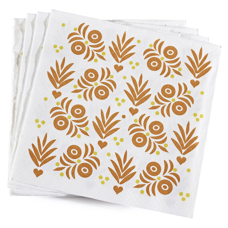 Serviette papier Vent d'ouest Miel 40x40 Papier, , hi-res image number 2