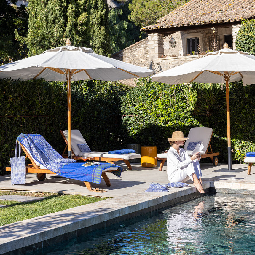 Drap de plage Palmeraie Mirage 100x200 100% coton, longues fibres, , hi-res image number 0