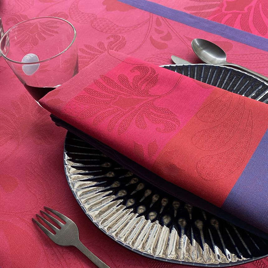 Serviette de table Bengale Bengali 58x58 100% coton, , hi-res image number 0