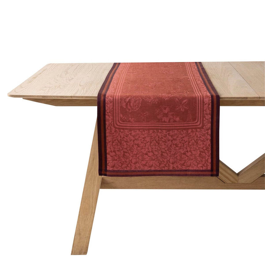 Chemin de table Romance Passion 50x150 100% lin, , hi-res image number 0