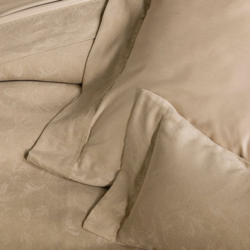 Taie d'oreiller Arabesque Sepia 50X75 50% coton - 50% lin, , hi-res image number 4