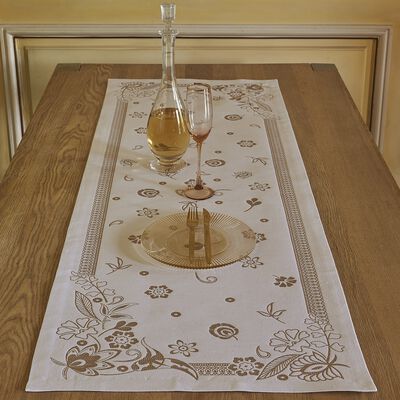 Chemin de table Haute Couture Coton,Lin
