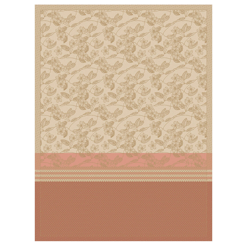 Torchon Essentiel Gravure Terre 60x80 100% coton, , hi-res image number 0