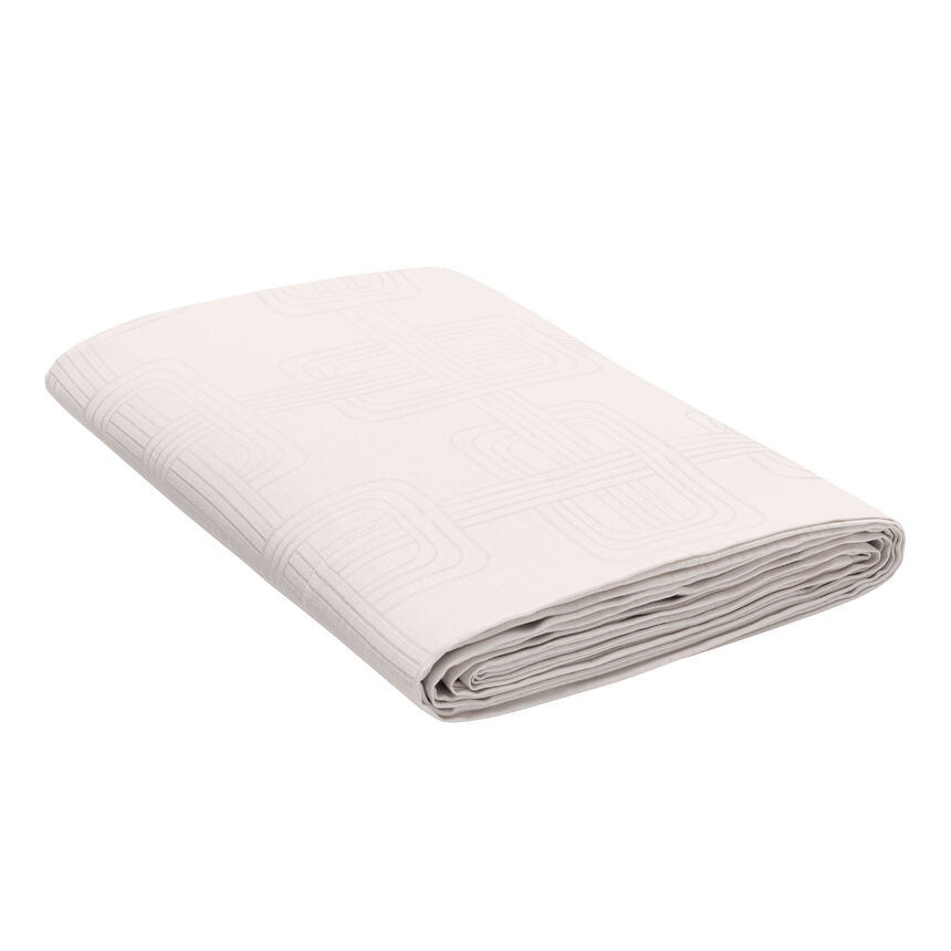 Drap de lit H&ocirc;tel particulier Stuc 240X300 50% coton - 50% lin, , hi-res image number 1