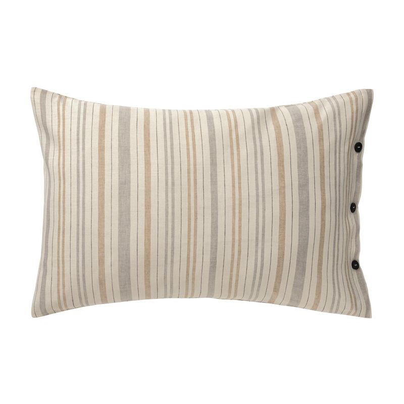 Taie d'oreiller Dune Coton,Lin, , hi-res image number 2