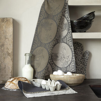 Essuie-mains Jos&eacute;phine Hirondelle 54x38 100% coton