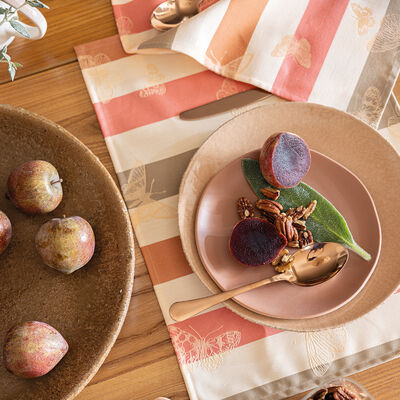 Set de table enduit Bal des papillons Enduit Coton,  Set de table enduit Bal des papillons Enduit Coton