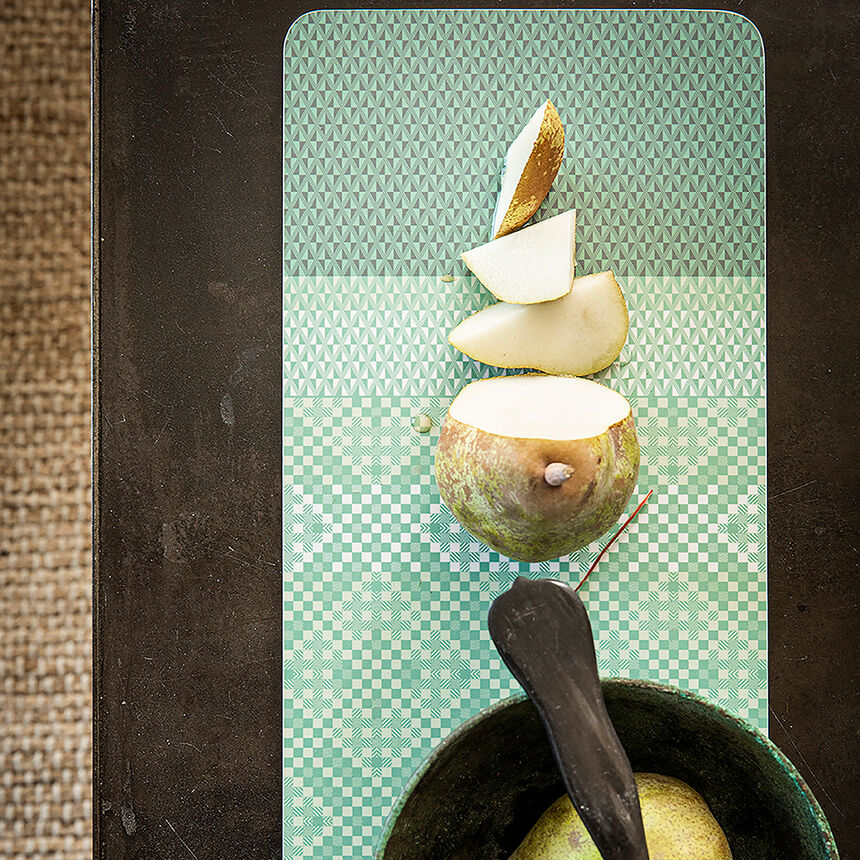 Planche &agrave; d&eacute;couper Essentiel Graphique Nature 17x40 100% Bois, , hi-res image number 0