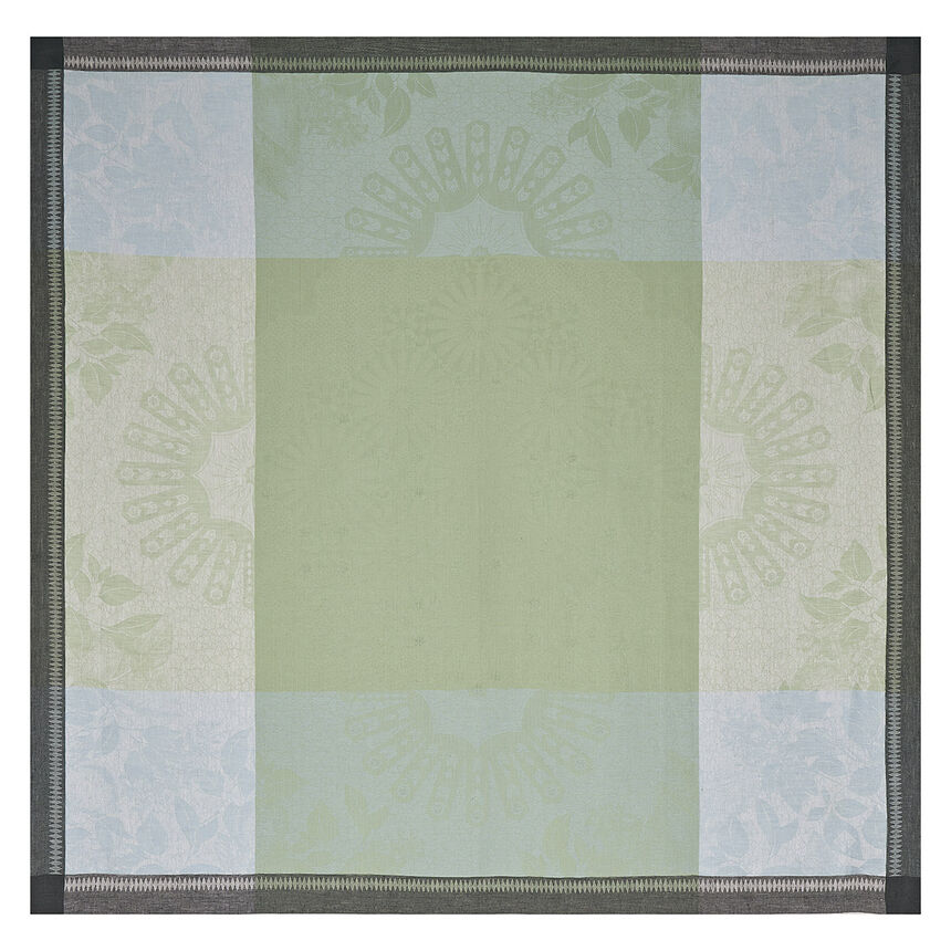 Nappe Jardin d'orient Fontaine 175x175 100% lin, , hi-res image number 3