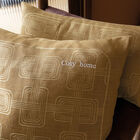 Housse de coussin H&ocirc;tel particulier Boiseries 50x50 100% lin, longues fibres, , hi-res image number 5