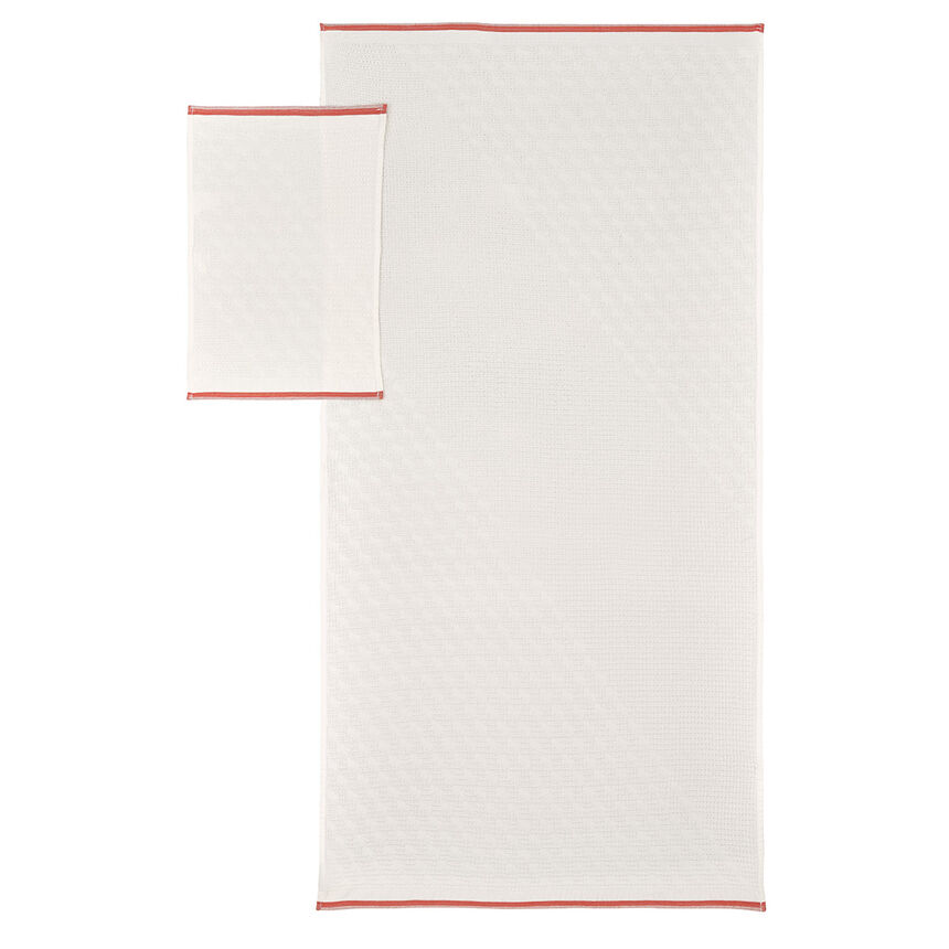 Kit serviettes de table Game Rouge 30X45-70X140 85 % coton / 15 % lyocel, , hi-res image number 2