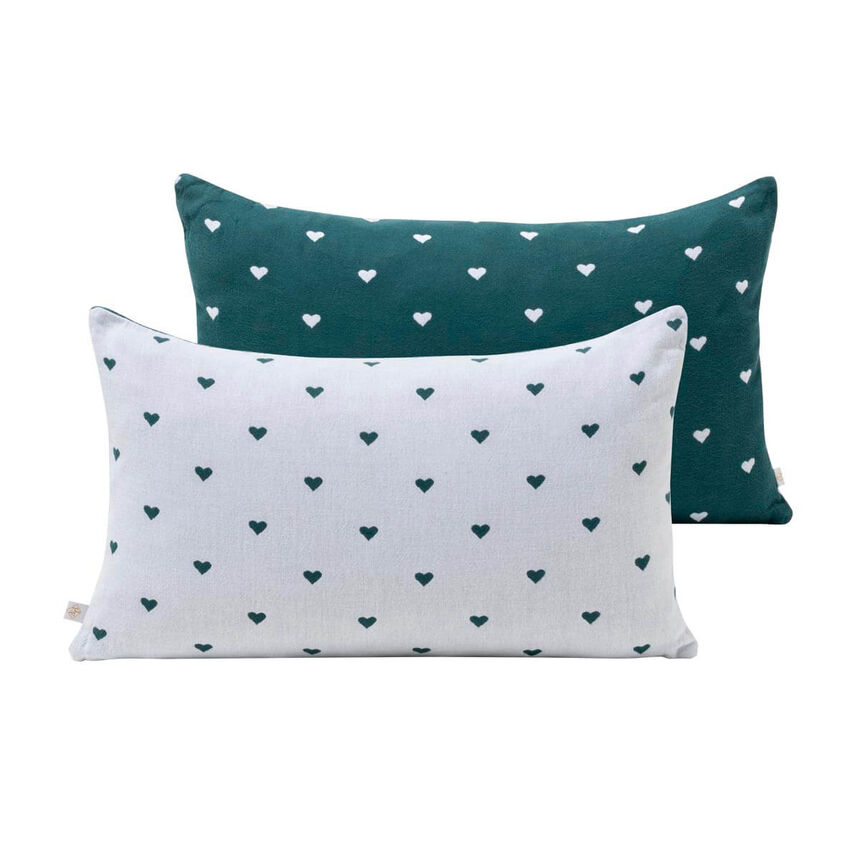 Housse de coussin Vagabonde For&ecirc;t 30x50 100% coton, , hi-res image number 1