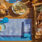 Set de table enduit Sinhar&acirc;ja Enduit Oc&eacute;an 50x36 100% coton, , hi-res image number 2