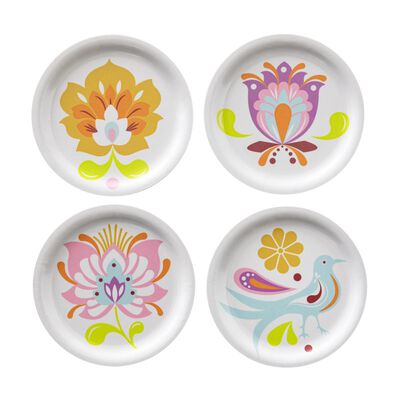 Kit de 4 dessous de verre Alegria Bois