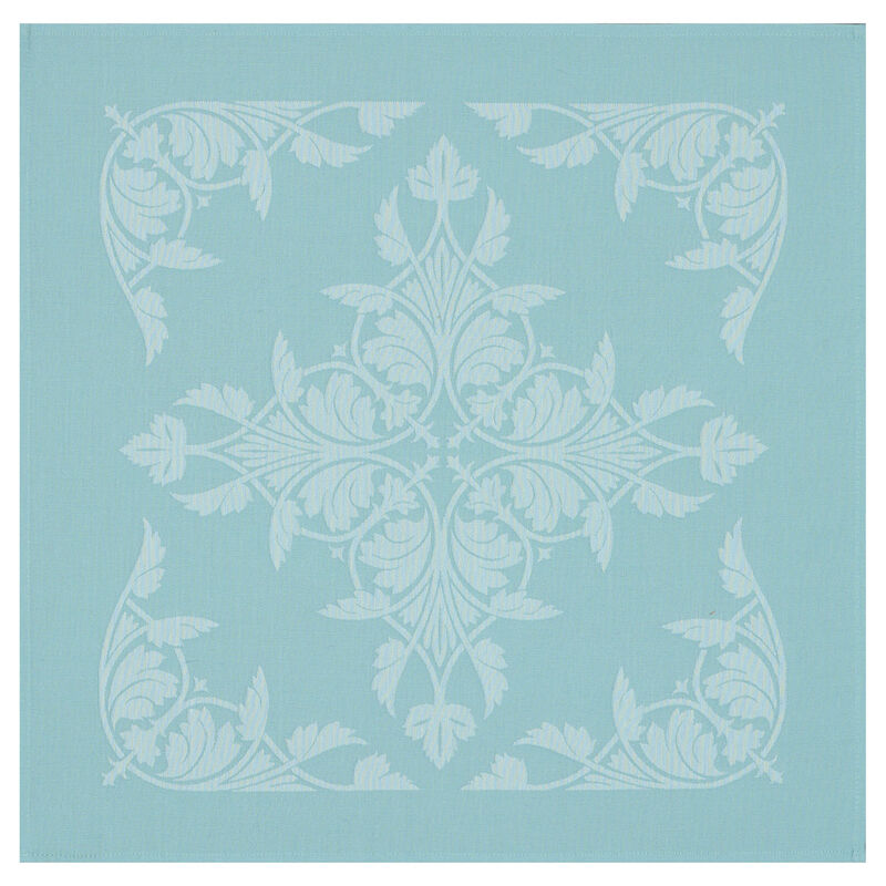 Serviette de table Syracuse Aqua 58x58 100% coton, , hi-res