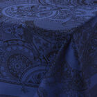 Nappe Porcelaine Bleu de chine 175x175 100% coton, , hi-res image number 4