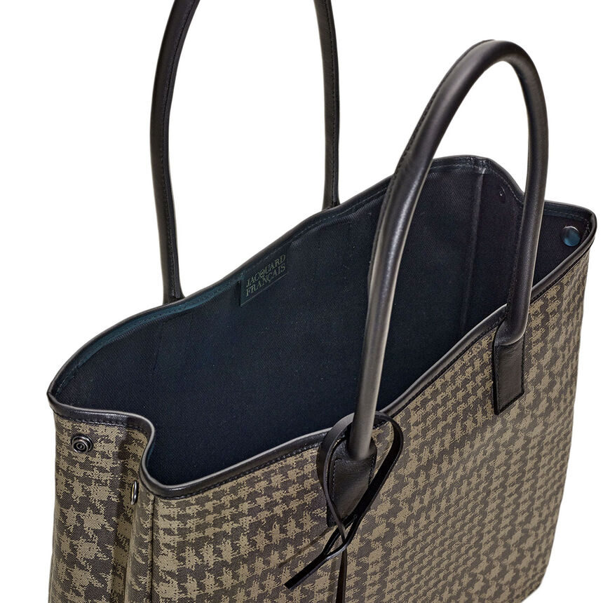 Cabas port&eacute; &eacute;paule Prince Beige  100% coton Enduction 80% acrylique / 20% polyur&eacute;thane . Garniture : Cuir de Bovin, , hi-res image number 4