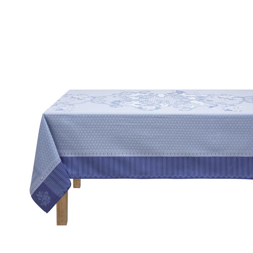 Nappe enduite Promenade Imp&eacute;riale Lapis 175x175 100% coton, longues fibres, , hi-res image number 1