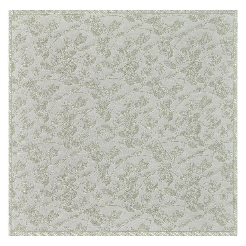 Serviette de table Essentiel Gravure Nature 58x58 100% coton, , hi-res image number 1